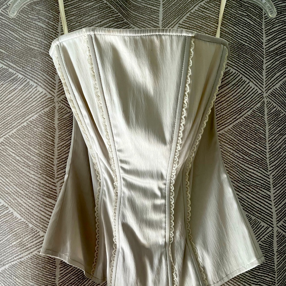Topshop Satin Bustier- authentic from London
